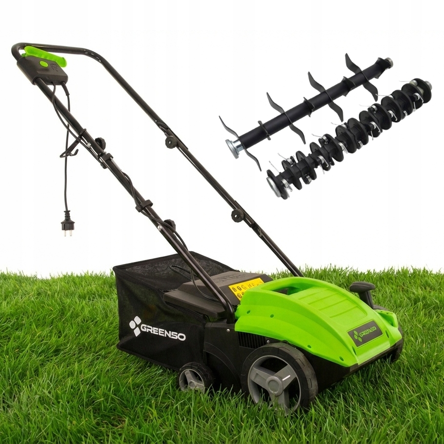 Elektrický vertikutátor GREENSO WE32-1500 s výkonom 1500 W